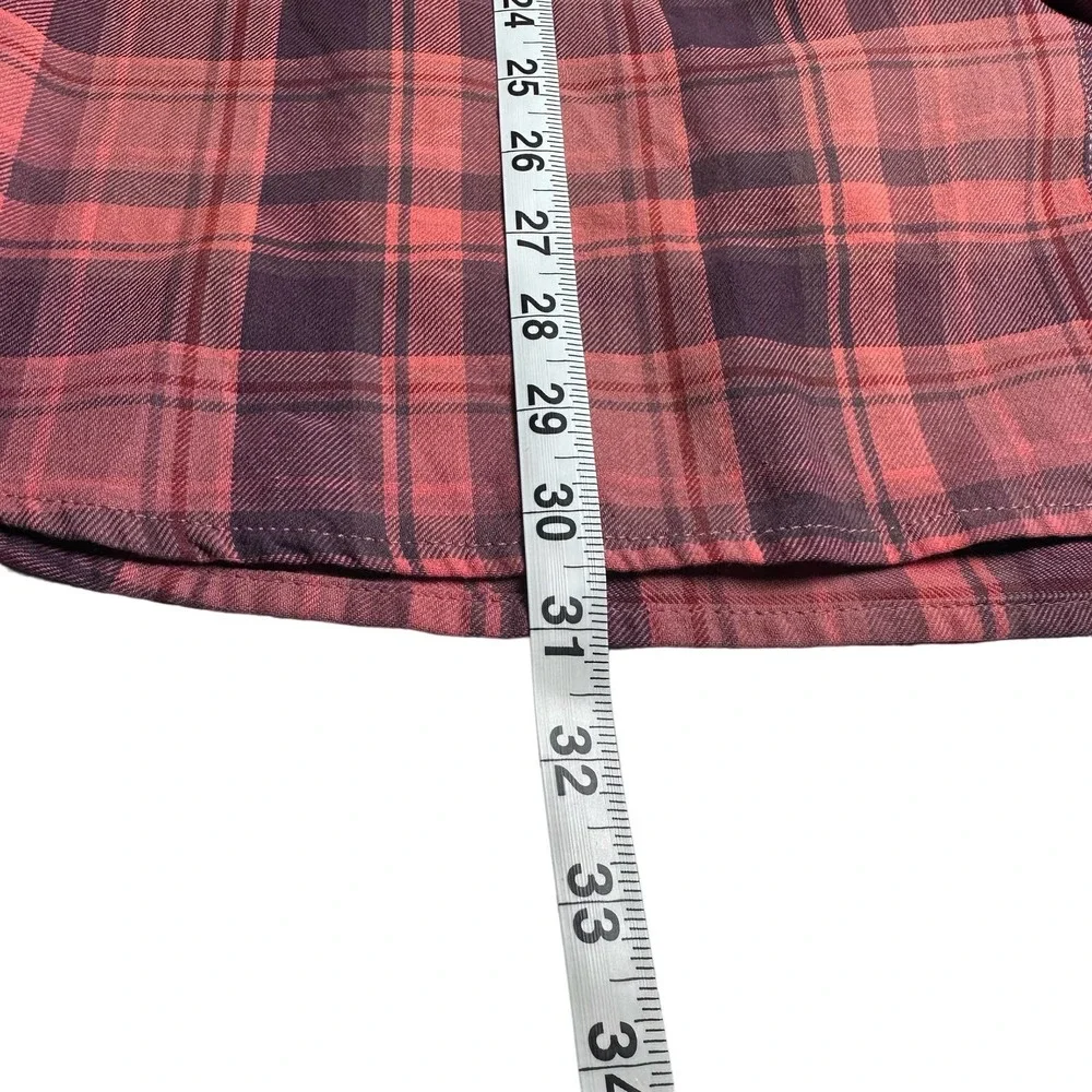 Grayers | Men | Classic Plaids Coral Red SS Button Up Shirt | Size XXL - Picture 6 of 12